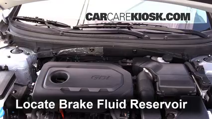 2015 Hyundai Sonata SE 2.4L 4 Cyl. Brake Fluid Add Fluid